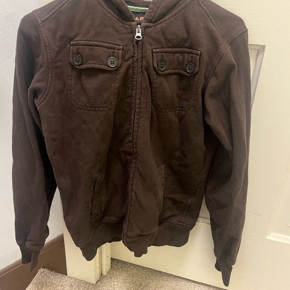 Brown Ariat Zip Up Jacket